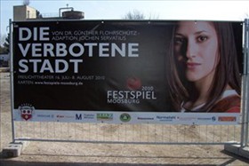 Banner bedruckt mit Randverstärkung - Festspiel