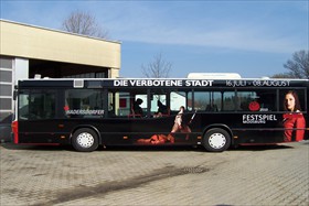 Bus vollverklebt mit Digitaldruck
